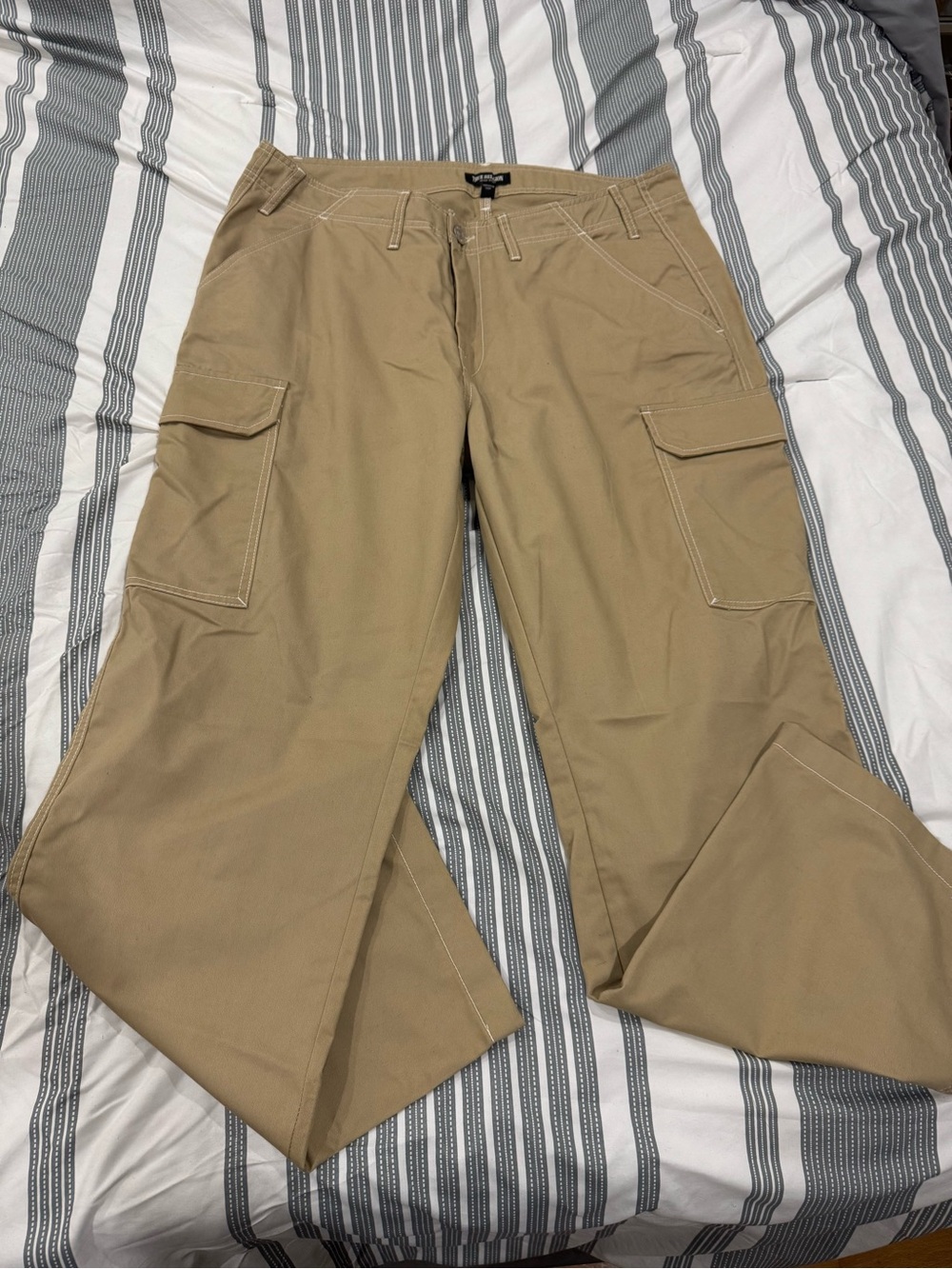Men's True Religion Khaki Cargo Pants Size 36